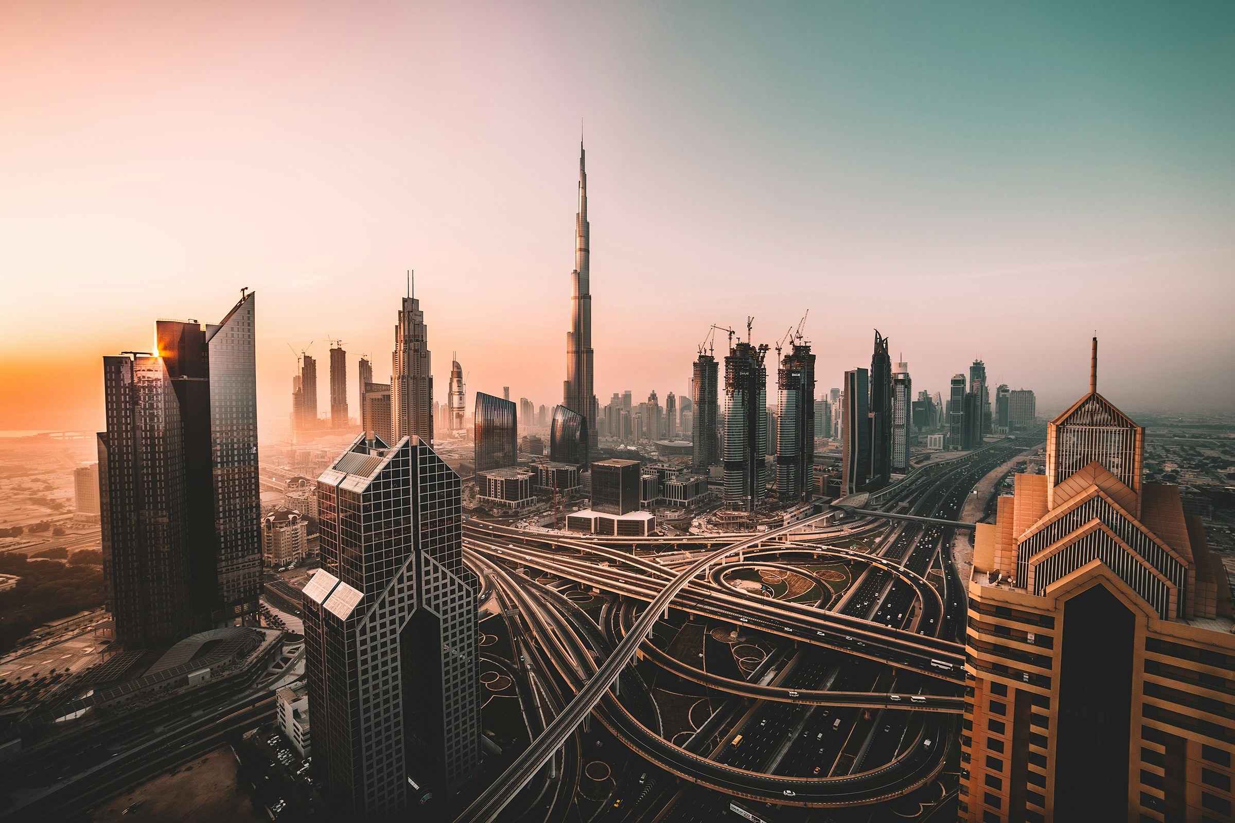 Dubai skyline representing Gulf work permit and freelance visa